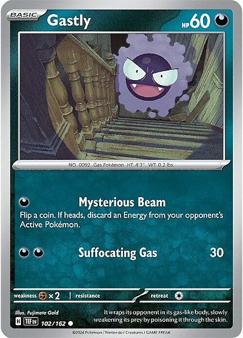 Gastly Card Front