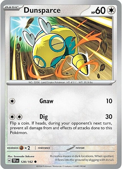 Dunsparce Card Front