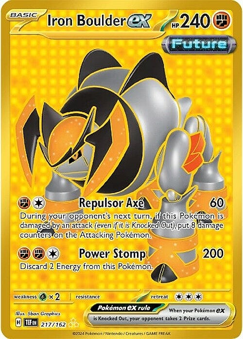 Iron Boulder ex Card Front