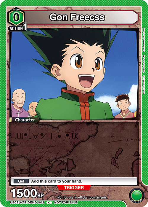 Gon Freecss Card Front