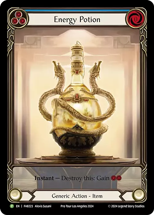 Energy Potion Card Front