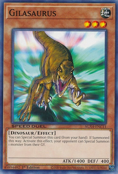 Gilasaurus Card Front