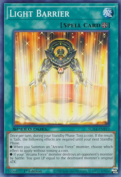 Light Barrier Card Front