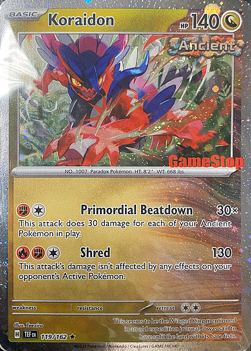 Koraidon Card Front