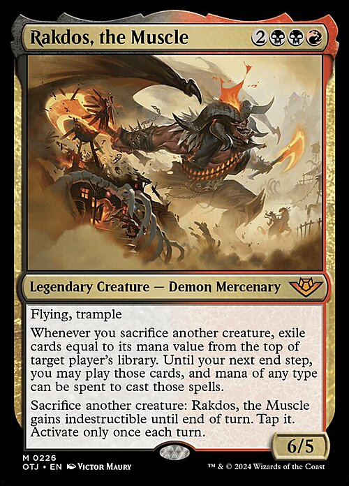 Rakdos, the Muscle Card Front