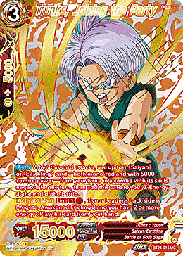 Trunks, Joining the Party Card Front