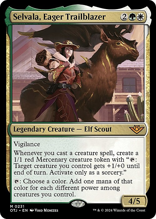 Selvala, Eager Trailblazer Card Front