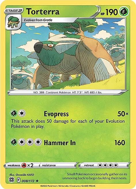 Torterra Card Front