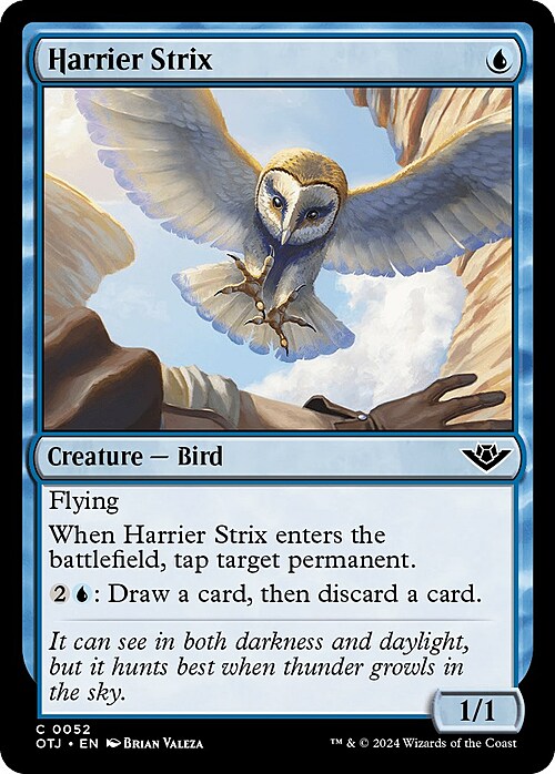 Harrier Strix Card Front