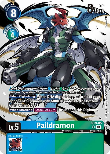 Paildramon Card Front