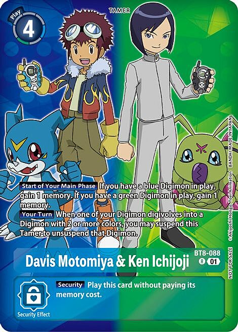 Davis Motomiya & Ken Ichijoji Card Front