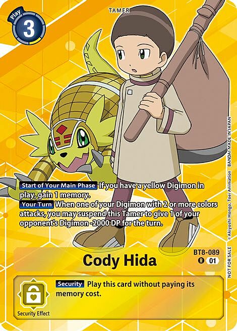 Cody Hida Card Front