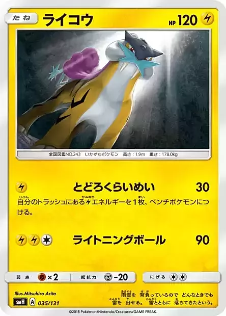 Raikou Card Front