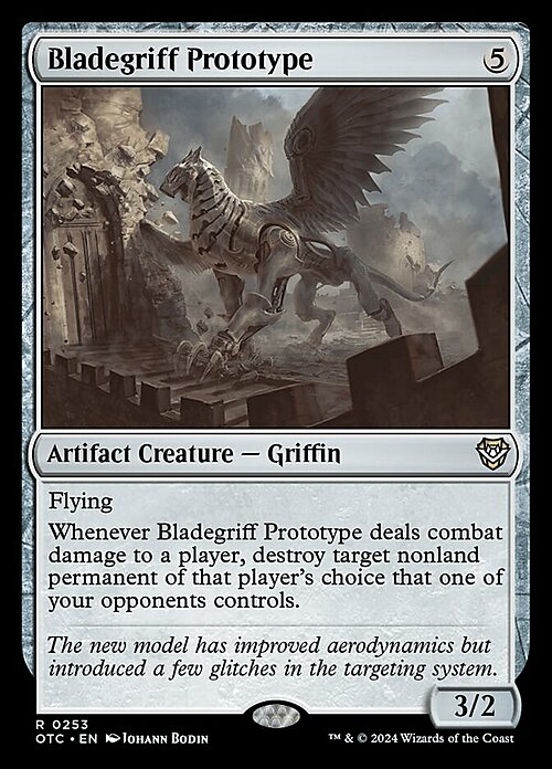 Bladegriff Prototype Card Front