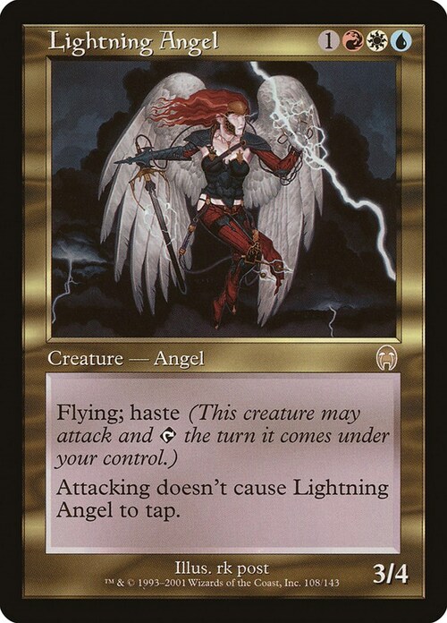 Lightning Angel Card Front