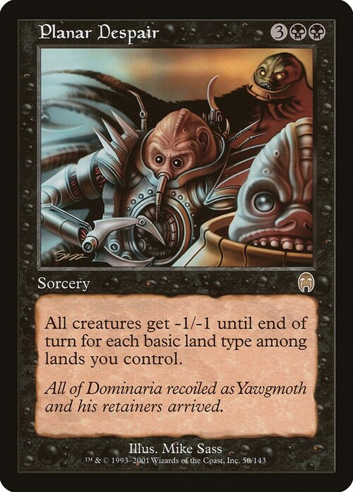 Planar Despair Card Front