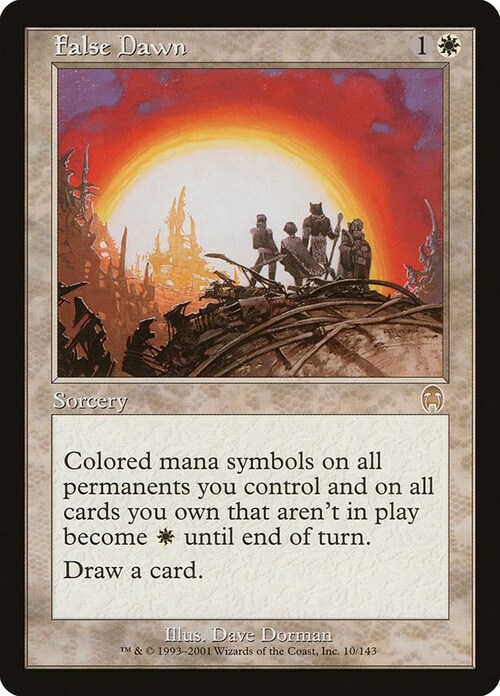 False Dawn Card Front