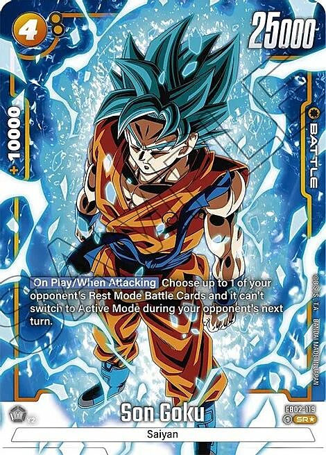 Son Goku Card Front