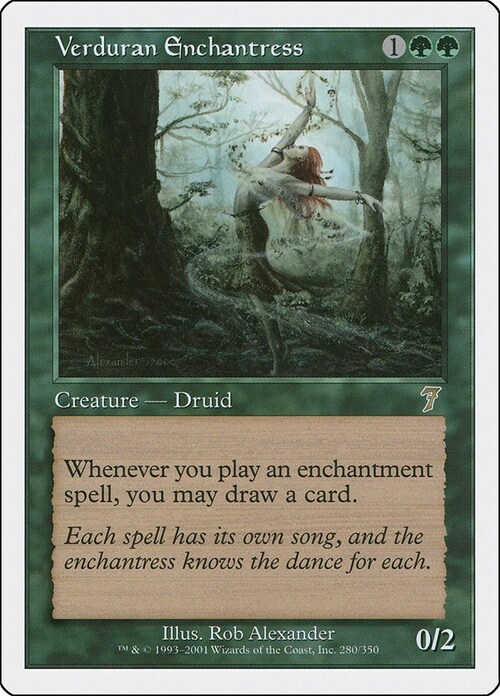 Verduran Enchantress Card Front