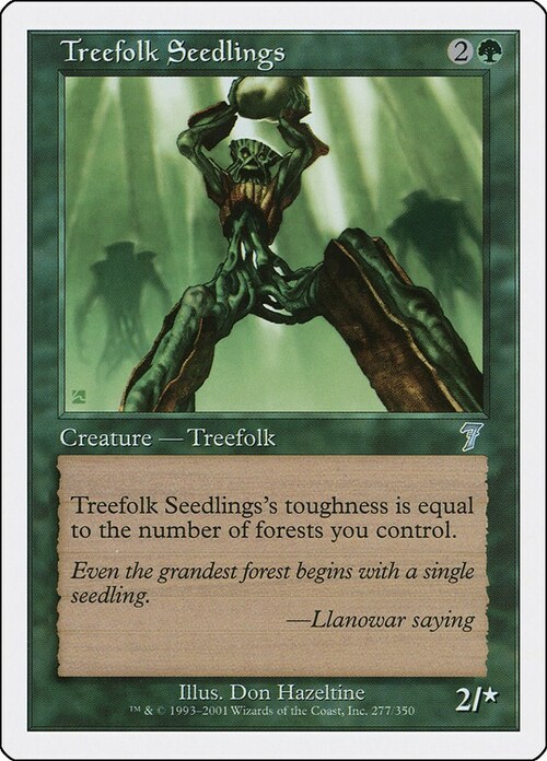 Treefolk Seedlings Card Front