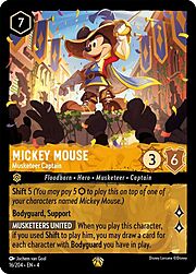 Mickey Mouse - Musketeer Captain