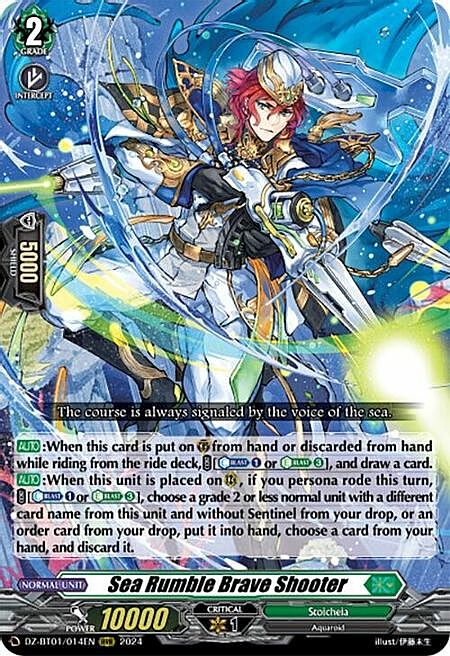 Sea Rumble Brave Shooter Card Front