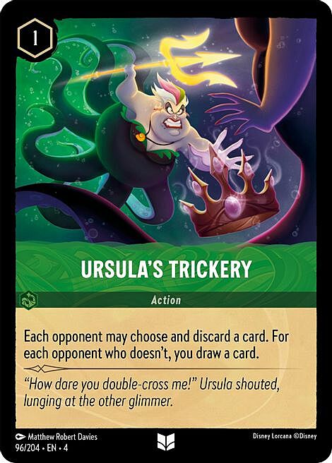 Ursula's Trickery Card Front