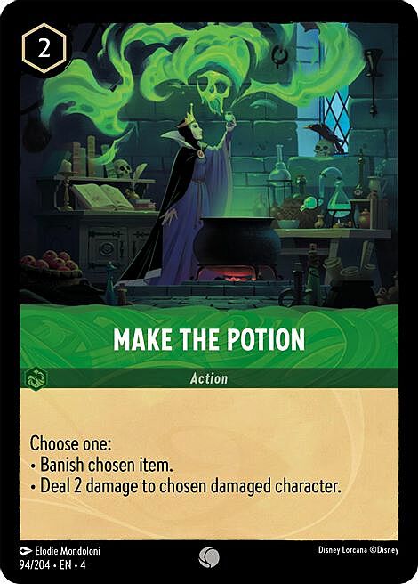 Make the Potion Card Front