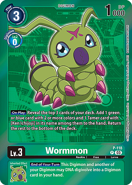 Wormmon Card Front