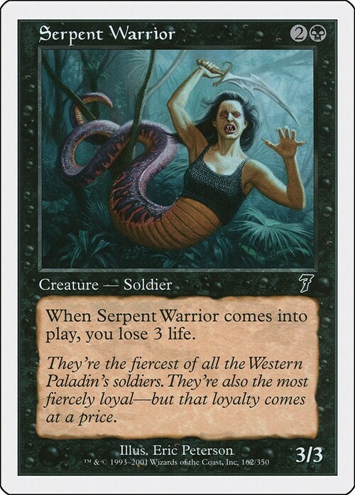 Serpent Warrior Card Front