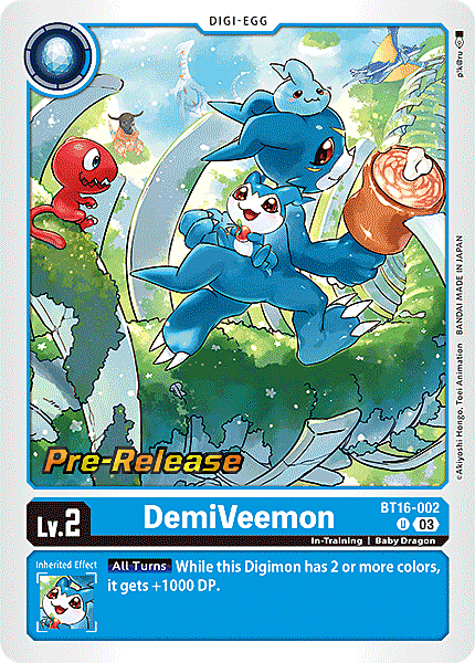 DemiVeemon Card Front