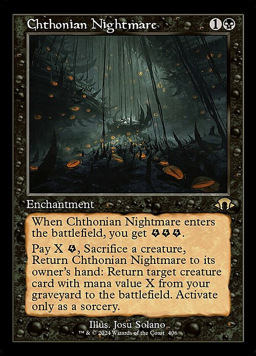 Chthonian Nightmare Card Front