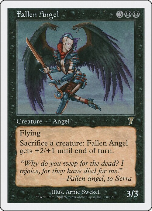 Fallen Angel Card Front