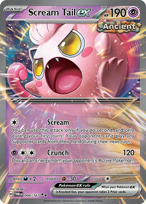 Scream Tail ex Card Front