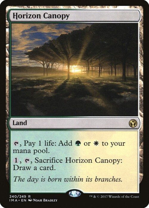 Horizon Canopy Card Front