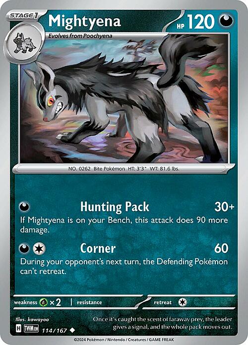 Mightyena Card Front