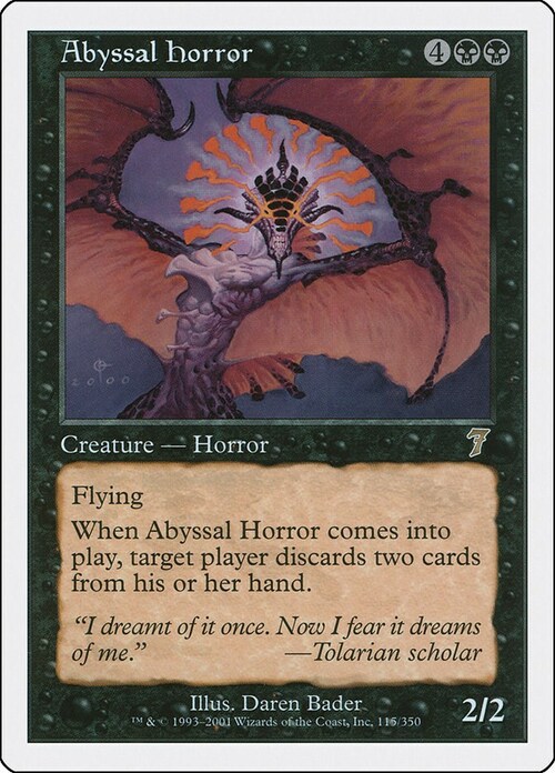 Abyssal Horror Card Front