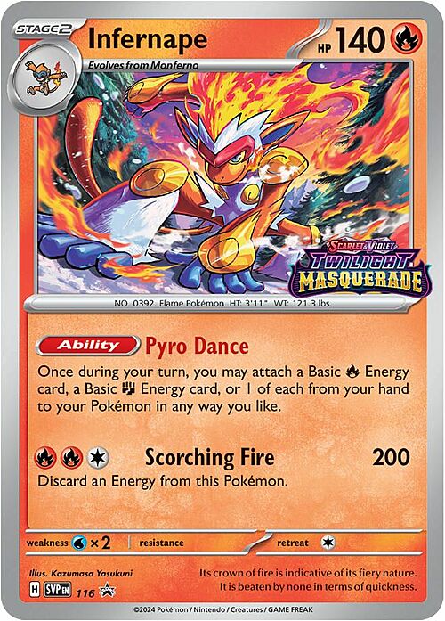 Infernape Card Front