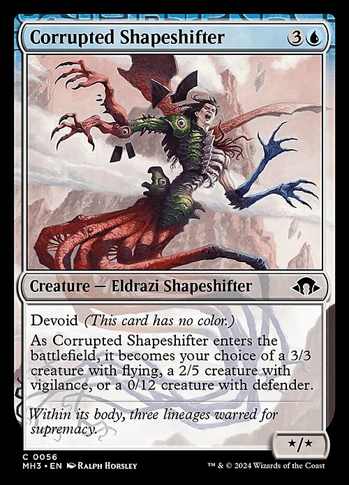 Corrupted Shapeshifter Card Front