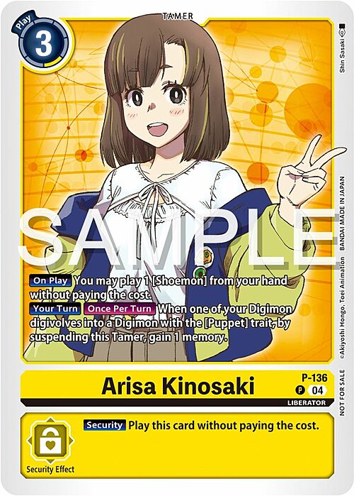 Arisa Kinosaki Card Front