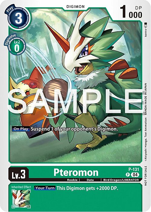 Pteromon Card Front