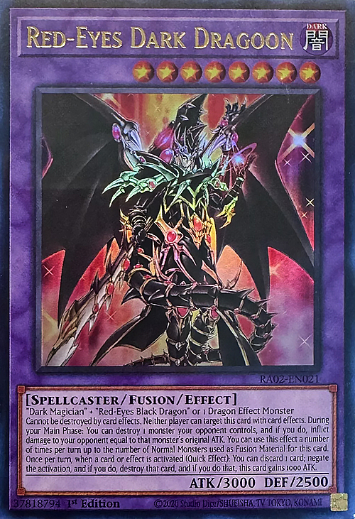 Red-Eyes Dark Dragoon Card Front