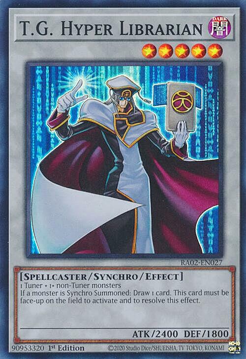 T.G. Hyper Librarian Card Front