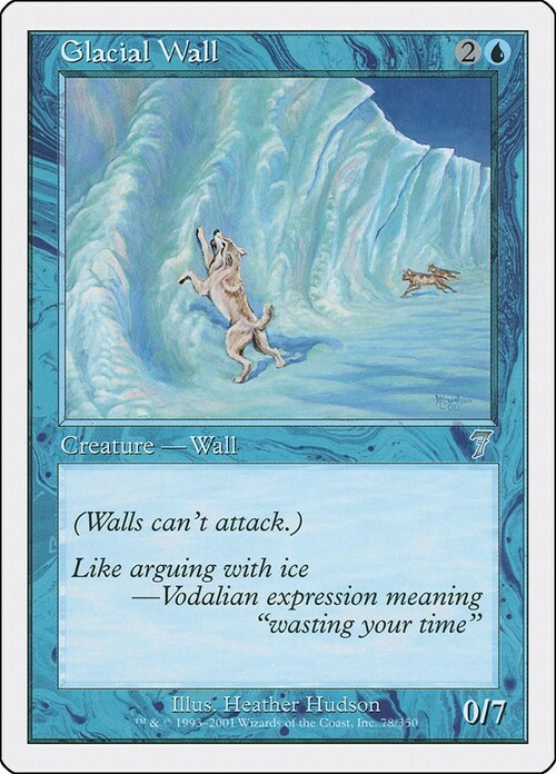 Glacial Wall Card Front