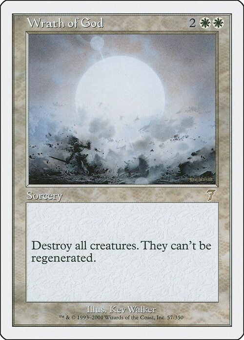 Wrath of God Card Front