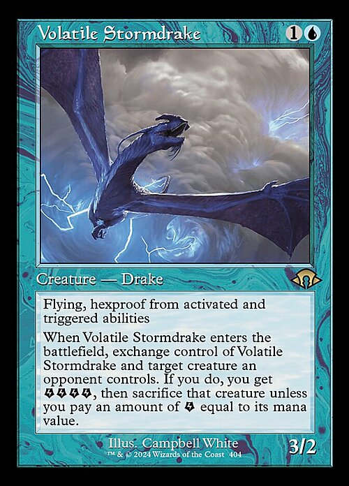 Volatile Stormdrake Card Front