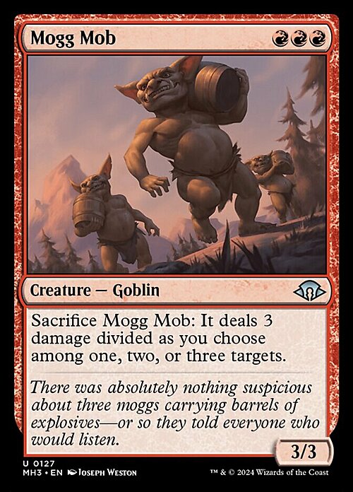 Mogg Mob Card Front