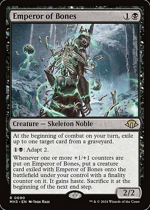 Emperor of Bones Card Front