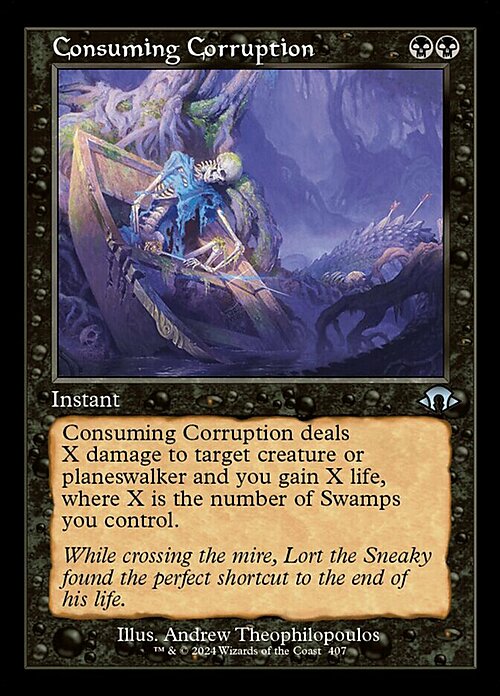 Consuming Corruption Card Front