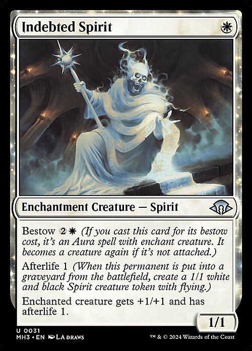 Indebted Spirit Card Front